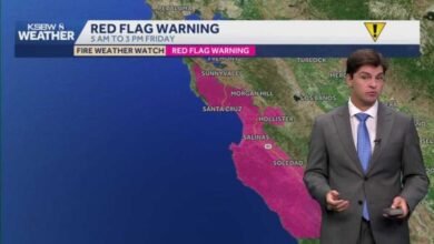 Red Flag Warning hits Central Coast as