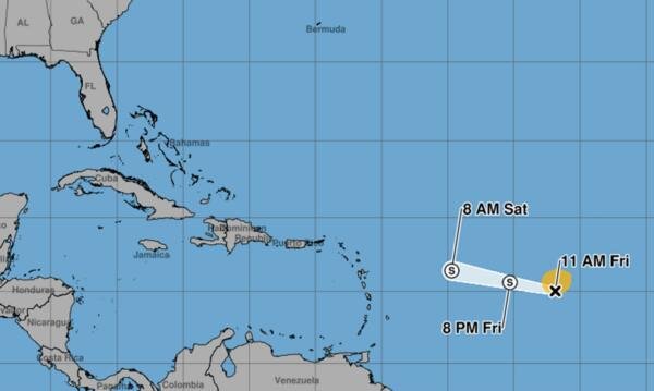 Tropical Storm Dolly falls apart