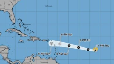 Tropical Storm Dolly forms in the Atlantic