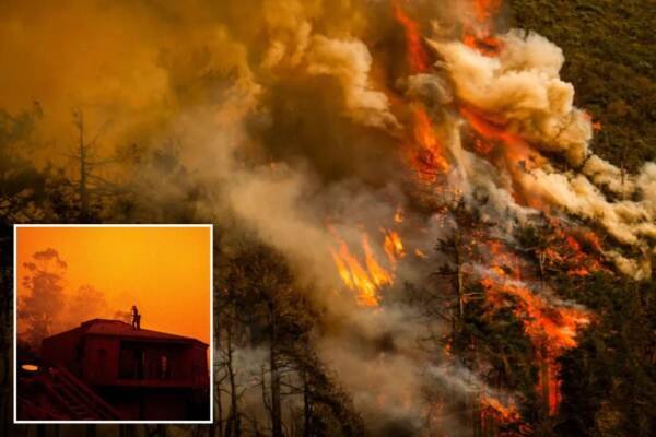 Fast-moving wildfire explodes in size again as it looms over luxury Big Sur mansions 1 Wildfire