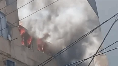 بالفيديو أعمال لحام: بالفيديو: أعمال لحام تشعل حريقا في منزلين في لبنان