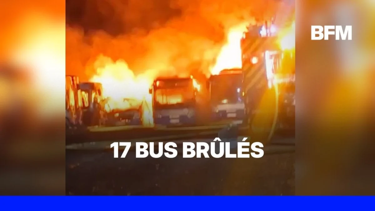 17 bus détruits par les flammes dans un incendie près de Montpellier