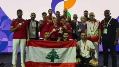 لبنان يحصد فضية: لبنان يحصد فضية وبرونزية في دورة الألعاب الآسيوية