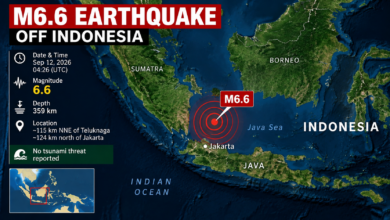 Earthquake: M6.6 Earthquake Strikes Off Indonesia, No Tsunami Threat Reported