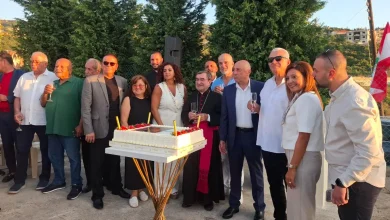 بالصور بلدية تحوم: بالصور: بلدية تحوم البترونية وضعت الحجر الأساس للمقر البلدي برعاية المطران خيرالله