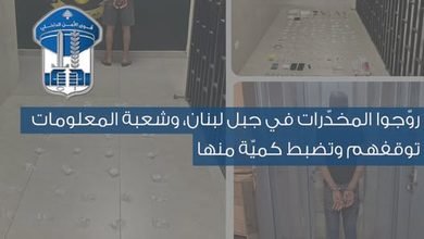 قوى الأمن تضبط أربعة مروجين للمخدرات بالجرم المشهود في المتن 7 قوى الأمن تضبط: قوى الأمن تضبط أربعة مروجين للمخدرات بالجرم المشهود في المتن