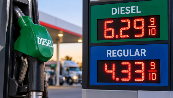 UPDATE: U.S. Diesel Price Hits Record $6.29 a Gallon as Gas Climbs Above $4.32