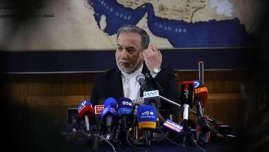 مؤتمر صحفي لوزير الخارجية الإيراني عباس عراقجي في نيودلهي في 15 مايو 2026