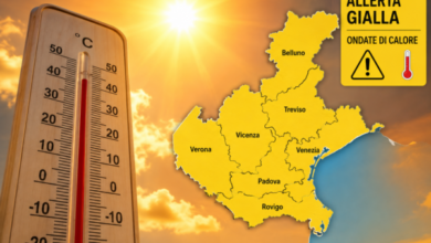 Caldo infinito allerta: Caldo infinito: allerta gialla in gran parte del Veneto - tviweb.it