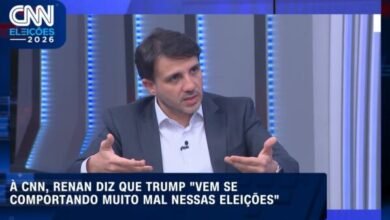 Renan Santos diz: Renan Santos diz à CNN que Trump vem se comportando muito mal nessas eleições