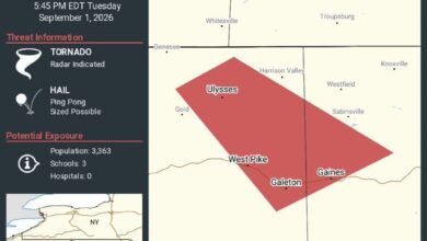 Tornado Warning: Tornado Warning for Galeton, Ulysses and Gaines Until 5:45 PM