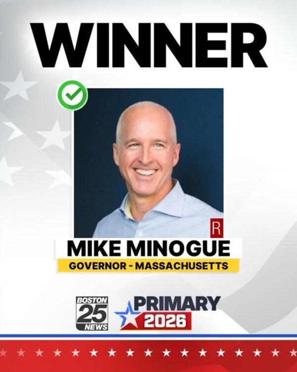 Mike Minogue Wins Republican Nomination for Massachusetts Governor