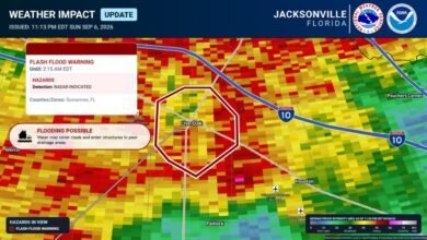 Flash Flood Warning: Flash Flood Warning Issued for Live Oak, Florida as US 90 Faces Flooding