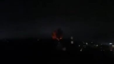 ‏بالفيديو: لحظة استهداف المبنى المهدّد في بلدة دير الزهراني