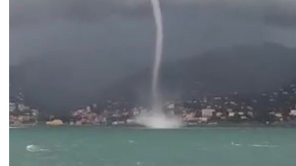 Waterspout Spotted Near: Video: Waterspout Spotted Near Santa Margherita Ligure, Italy