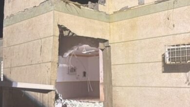 إصابتان وأضرار: عاجل: إصابتان وأضرار في مسجد ومبانٍ ومركبات إثر سقوط مقذوف حوثي في جازان