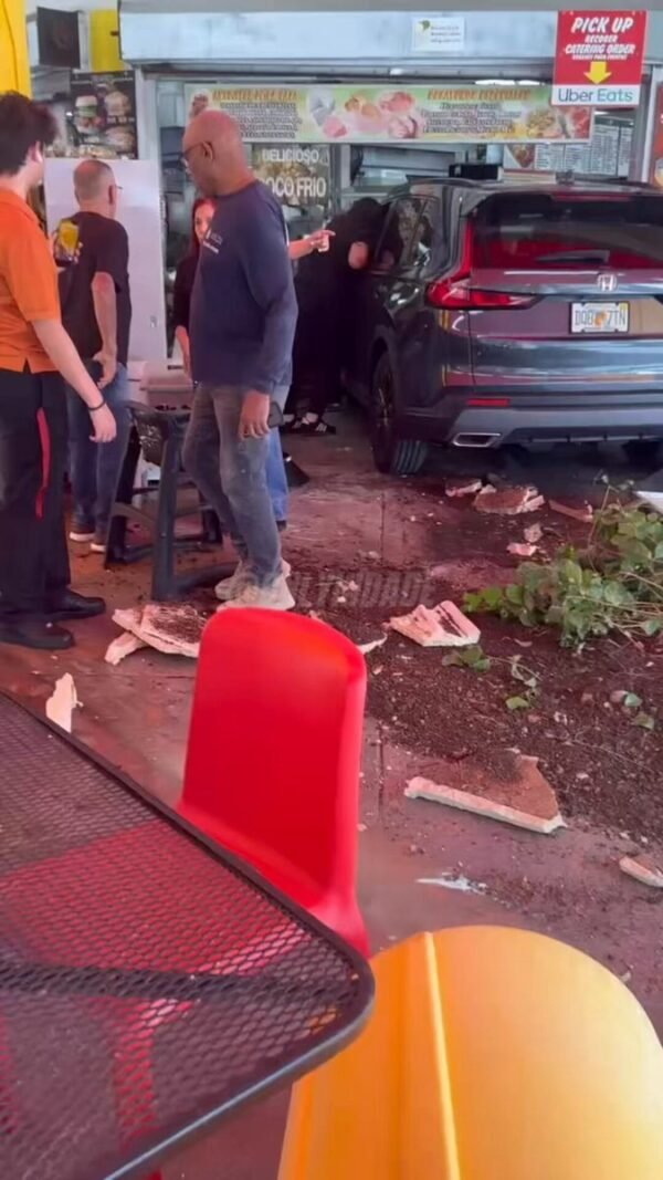 Video: Car Crashes Into El Palacio de los Jugos in Miami After School Pickup, Injuries Reported