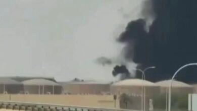 Video: Flames and Black Smoke Seen Near Riyadh Airport; Cause Still Unclear 2 Flames Black Smoke: Video: Flames and Black Smoke Seen Near Riyadh Airport; Cause Still Unclear