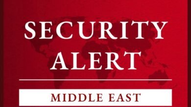 U S State: U.S. State Department Reissues Middle East Security Warning Over Possible Escalation and Airspace Closures