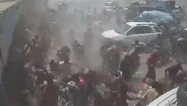 Explosion: Video: Large explosion reported at crowded market in Ras al-Arah near Bab al-Mandab, Yemen