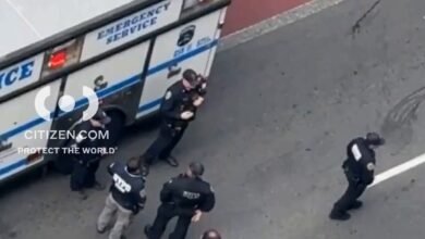 Suspicious black bag: Video: Suspicious black bag prompts NYPD ESU response near UN in Midtown Manhattan