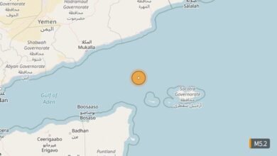 زلزا ل بقوة 5.2 درجات شمال غربي كيلميا في اليمن وفق بيانات أولية 4 زلزا ل بقوة 5.2 درجات شمال غربي كيلميا في اليمن وفق بيانات أولية
