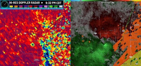 Possible Tornado Briefly Develops Near Canyon, Texas as Residents Told to Stay Sheltered