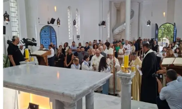 خيرالله في تكريس كنيسة مار جرجس عبدللي: تعالوا إليه لتحتفلوا بأفراحكم وأحزانكم حاملين أولادكم وشبابكم وعائلاتكم