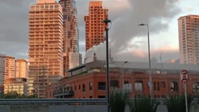 Alarma. Incendio en un reconocido restaurante de Puerto Madero: evacuaron a 50 personas