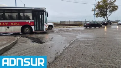 Alerta naranja por lluvias en Comodoro y parte de Chubut
