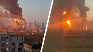 Atak dronów na Moskwę. W rafinerii wybuchł pożar