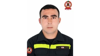 المديرية العامة للدفاع المدني تنعى العنصر طالب يوسف شويخ