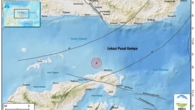 Banggai diguncang gempa sore ini