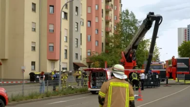 Brand in Fran­ken­tha­ler Hans-​Kopp-Straße: Suche nach der Ur­sa­che