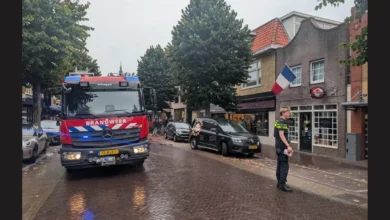 Brand uitgebroken bij banketbakkerij aan Gedempte Gracht in Schagen