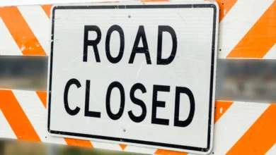 Crews work to repair gas leak that closed Rock Quarry Road near Barwell Road