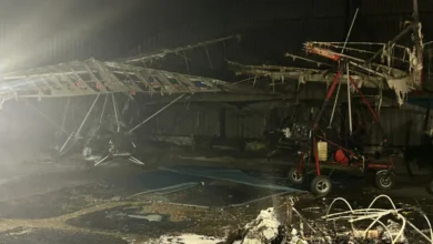 Cuisery. 14 ULM complètement détruits dans un incendie à l’aérodrome 7 Cuisery. 14 ULM complètement détruits dans un incendie à l’aérodrome