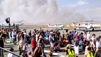Début d’incendie près de l’aéroport de Carcassonne en plein meeting aérien
