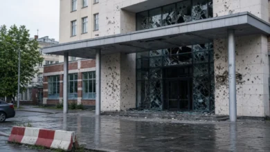 Drohnenangriff in Kiew: Eine Tote und Schäden an Akademie und Klinik