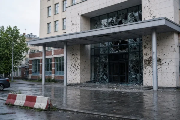 Drohnenangriff in Kiew: Eine Tote und Schäden an Akademie und Klinik