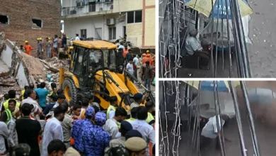 गेट के पास बैठा था शख्स, तभी गिरी बिल्डिंग... 3 गेट के पास बैठा था शख्स, तभी गिरी बिल्डिंग...