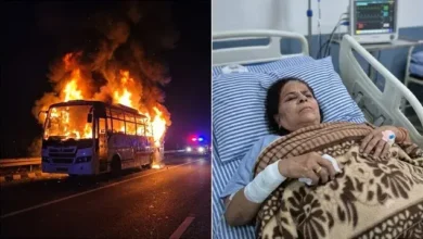 ग्रेनो बस अग्निकांड: आग में खाक हुए पति का आखिरी बार चेहरा देखना चाहती थीं रेखा, इलाज बीच में छोड़ पहुंची हिसार