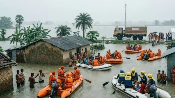 बिहार में भारी बारिश और बाढ़ का खतरा, आपात स्थिति के लिए जारी हुआ टोल-फ्री नंबर जारी; NDRF-SDRF की टीमें तैनात