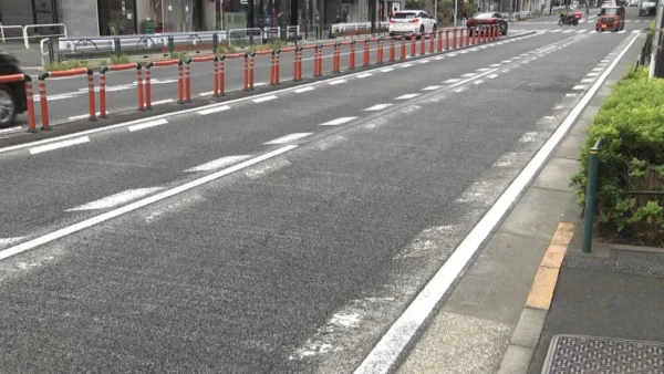 車ドア開き衝突 転倒後ひかれ死亡