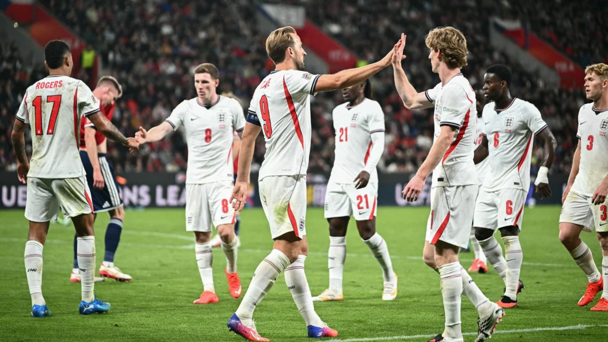 After an early sending-off, England get back on track from Czech soil 1 early sending-off England