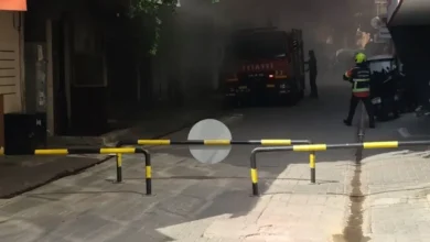 Efeler'de yangın paniği