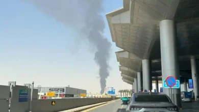 Eine gewaltige Explosion erschütterte die saudische Hauptstadt. 6 Eine gewaltige Explosion erschütterte die saudische Hauptstadt.