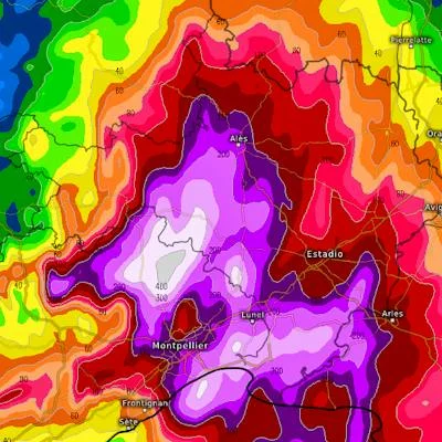 Épisode méditerranéen: Pluies diluviennes: le sud de la France en alerte rouge 1 Épisode méditerranéen: Pluies diluviennes: le sud de la France en alerte rouge