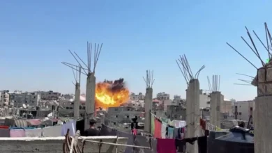 Explosão atinge casa em Gaza durante ataque israelense; veja vídeo 4 Explosão atinge casa em Gaza durante ataque israelense; veja vídeo