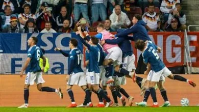 Football: La Grèce terrasse l'Allemagne, le Portugal gagne en Norvège